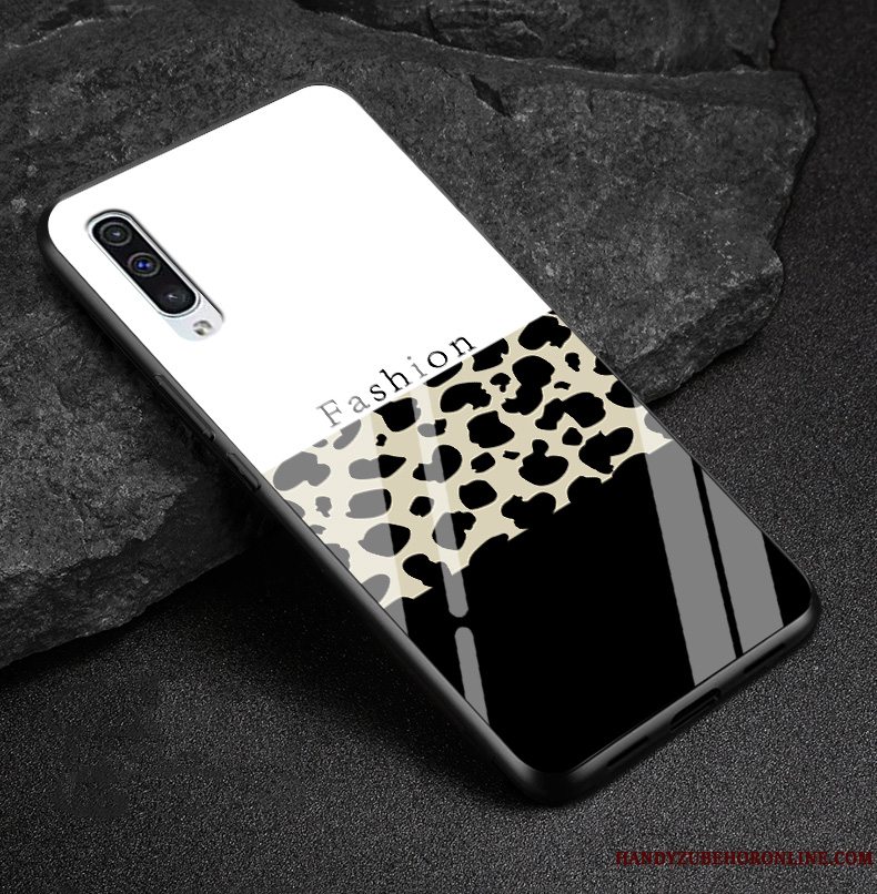 Etui Samsung Galaxy A50 Blød Anti-fald Trendy, Cover Samsung Galaxy A50 Silikone Telefonglas