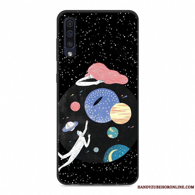 Etui Samsung Galaxy A50 Blød Frisk Af Personlighed, Cover Samsung Galaxy A50 Cartoon Telefongrøn