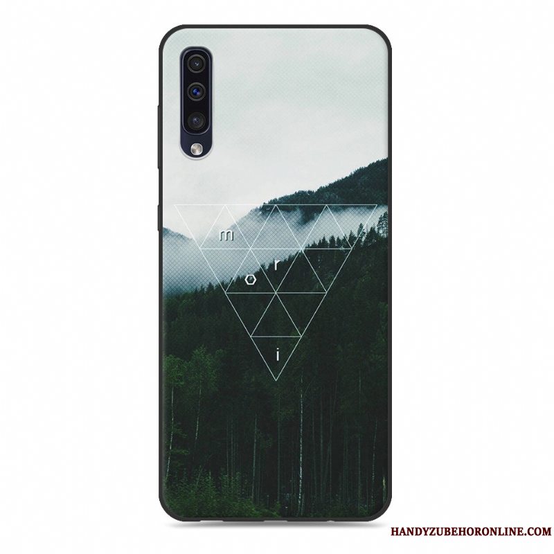 Etui Samsung Galaxy A50 Blød Telefonaf Personlighed, Cover Samsung Galaxy A50 Silikone Lyserød Trend