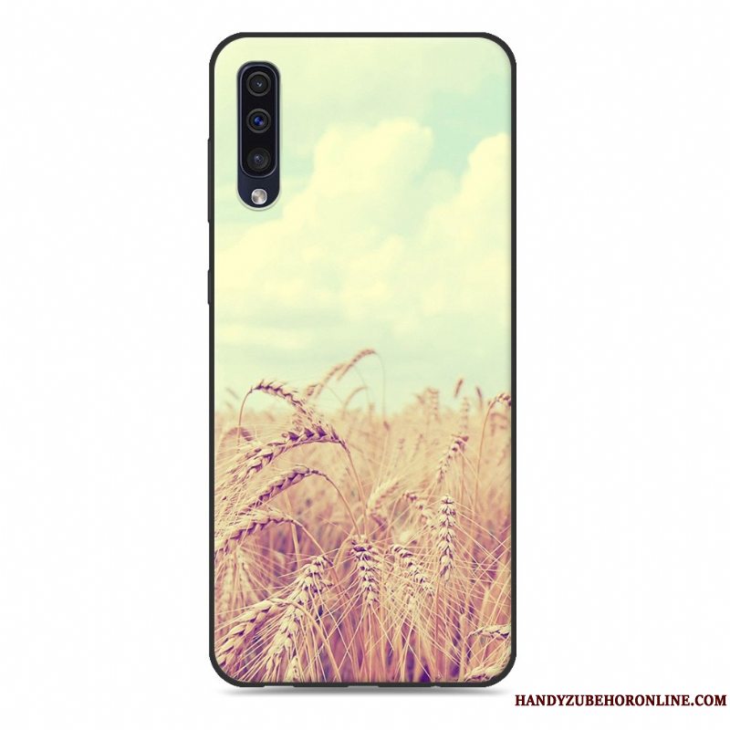 Etui Samsung Galaxy A50 Blød Telefonaf Personlighed, Cover Samsung Galaxy A50 Silikone Lyserød Trend