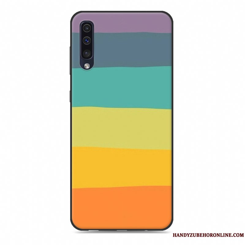 Etui Samsung Galaxy A50 Blød Telefonaf Personlighed, Cover Samsung Galaxy A50 Silikone Lyserød Trend