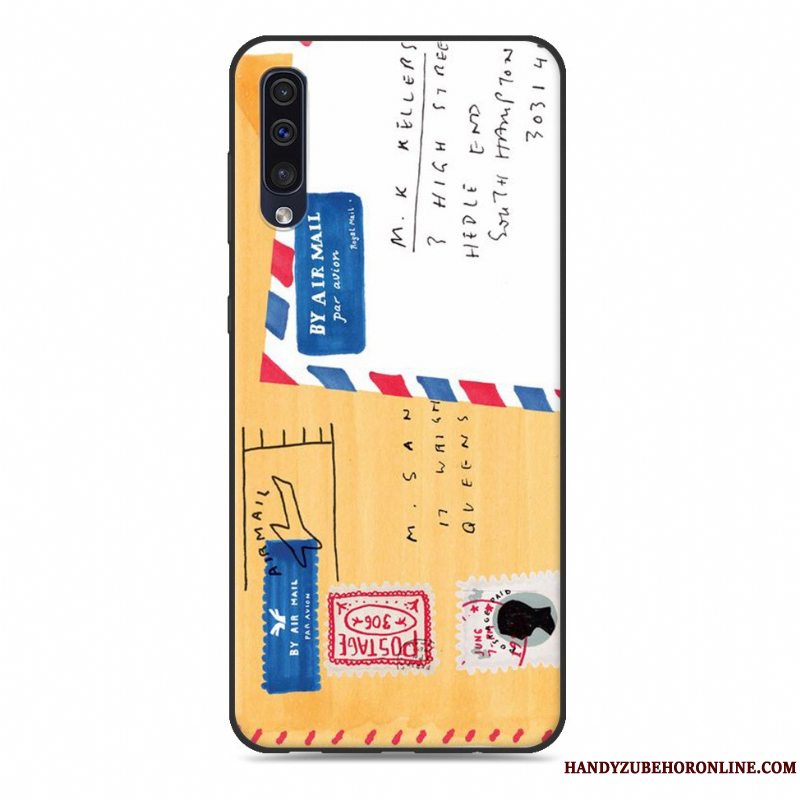 Etui Samsung Galaxy A50 Blød Telefonaf Personlighed, Cover Samsung Galaxy A50 Silikone Lyserød Trend