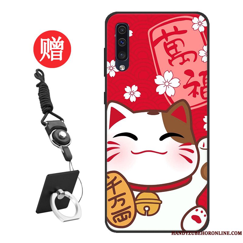 Etui Samsung Galaxy A50 Cartoon Telefonmønster, Cover Samsung Galaxy A50 Beskyttelse Elskeren Skærmbeskyttelse