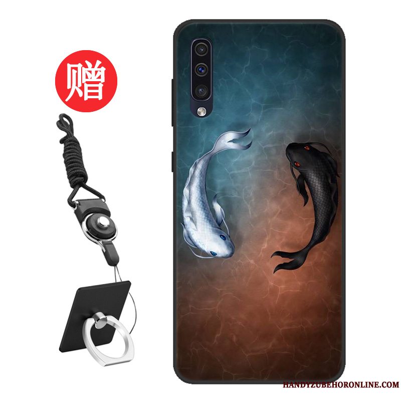 Etui Samsung Galaxy A50 Cartoon Telefonmønster, Cover Samsung Galaxy A50 Beskyttelse Elskeren Skærmbeskyttelse