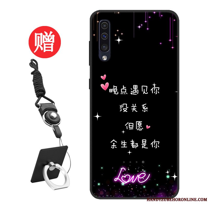 Etui Samsung Galaxy A50 Cartoon Telefonmønster, Cover Samsung Galaxy A50 Beskyttelse Elskeren Skærmbeskyttelse