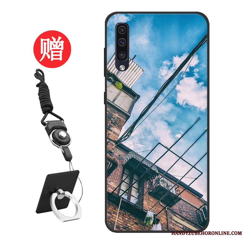 Etui Samsung Galaxy A50 Cartoon Telefonmønster, Cover Samsung Galaxy A50 Beskyttelse Elskeren Skærmbeskyttelse