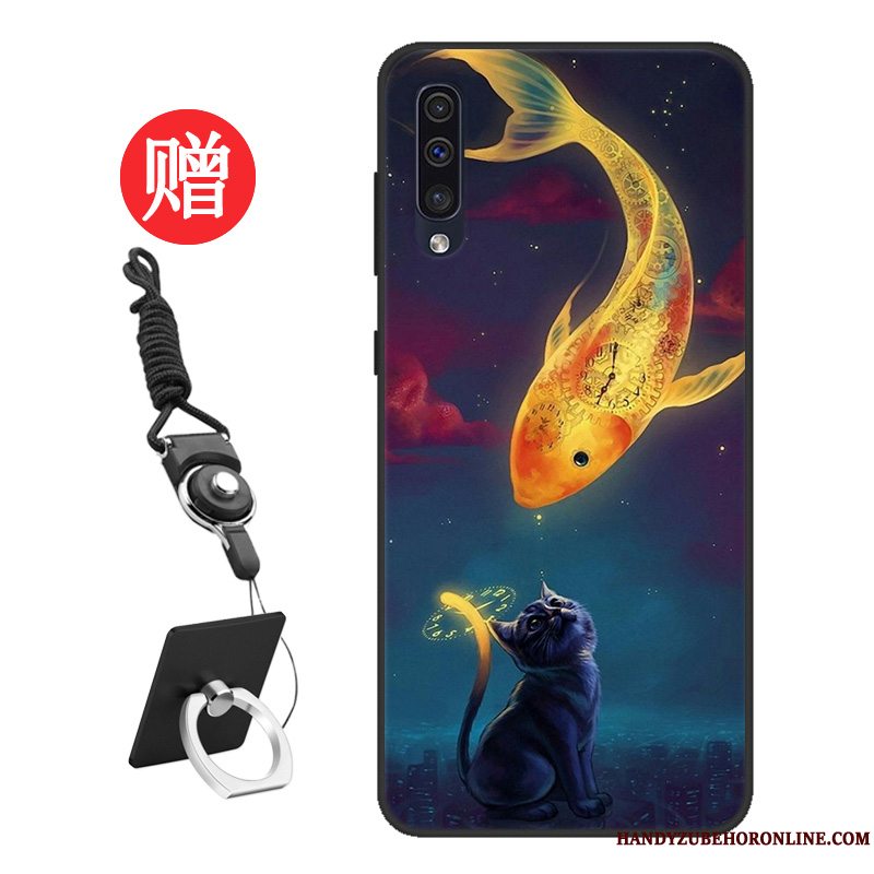 Etui Samsung Galaxy A50 Cartoon Telefonmønster, Cover Samsung Galaxy A50 Beskyttelse Elskeren Skærmbeskyttelse