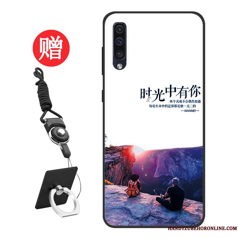 Etui Samsung Galaxy A50 Cartoon Telefonmønster, Cover Samsung Galaxy A50 Beskyttelse Elskeren Skærmbeskyttelse