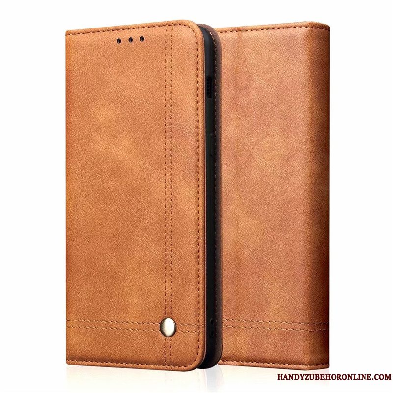 Etui Samsung Galaxy A50 Kreativ Anti-fald Telefon, Cover Samsung Galaxy A50 Læder Kort Rød