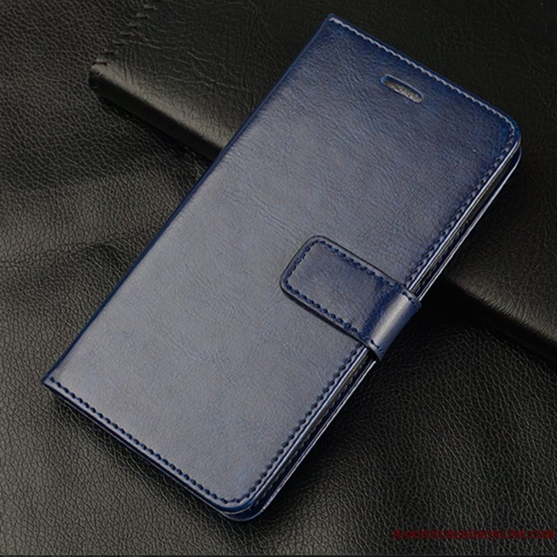 Etui Samsung Galaxy A50 Læder Anti-fald Hvid, Cover Samsung Galaxy A50 Folio Telefon