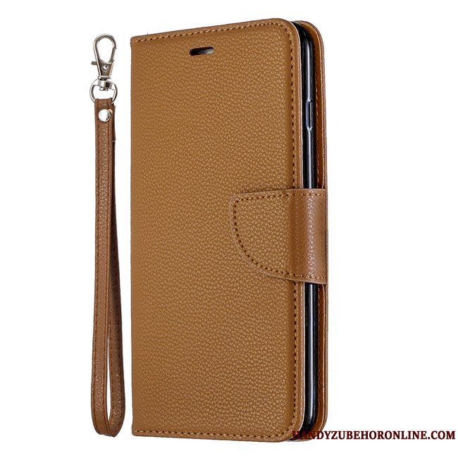 Etui Samsung Galaxy A50 Læder Telefonanti-fald, Cover Samsung Galaxy A50 Tasker Lilla