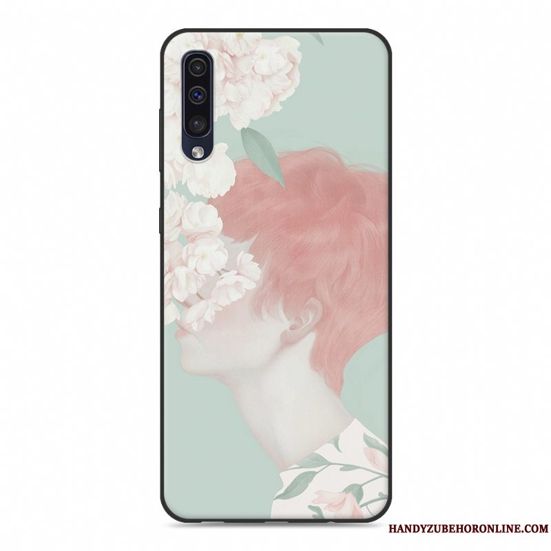 Etui Samsung Galaxy A50 Malet Kunst Anti-fald, Cover Samsung Galaxy A50 Blød Hængende Ornamenter Af Personlighed