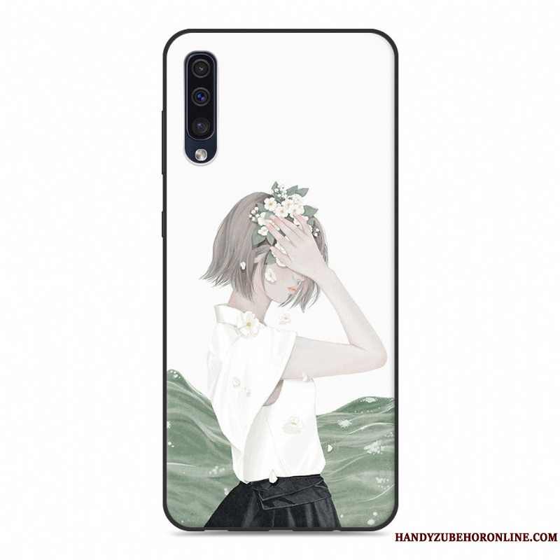 Etui Samsung Galaxy A50 Malet Kunst Anti-fald, Cover Samsung Galaxy A50 Blød Hængende Ornamenter Af Personlighed