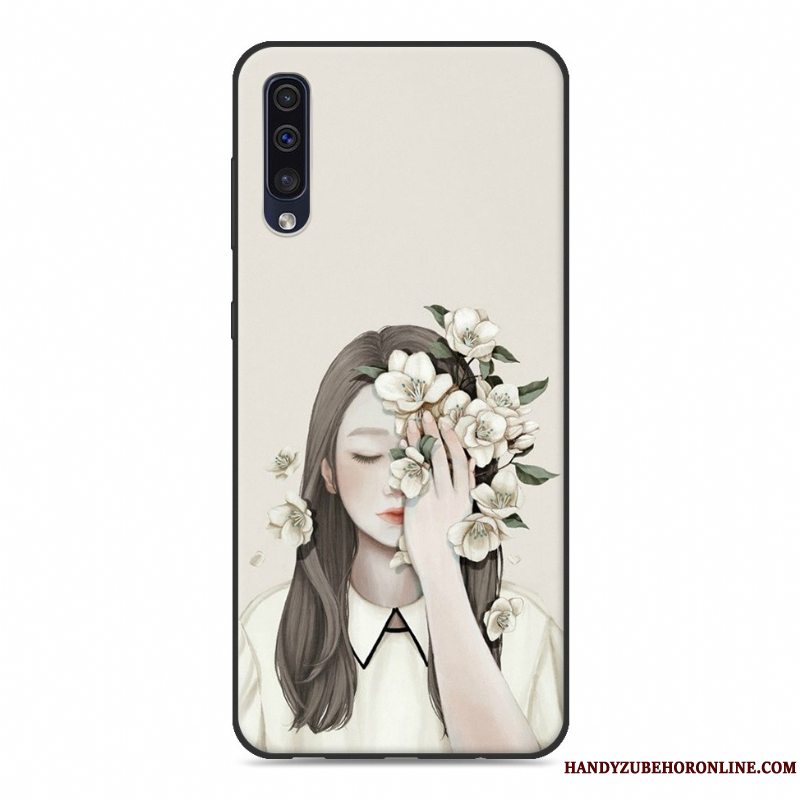 Etui Samsung Galaxy A50 Malet Kunst Anti-fald, Cover Samsung Galaxy A50 Blød Hængende Ornamenter Af Personlighed