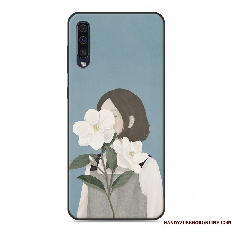 Etui Samsung Galaxy A50 Malet Kunst Anti-fald, Cover Samsung Galaxy A50 Blød Hængende Ornamenter Af Personlighed