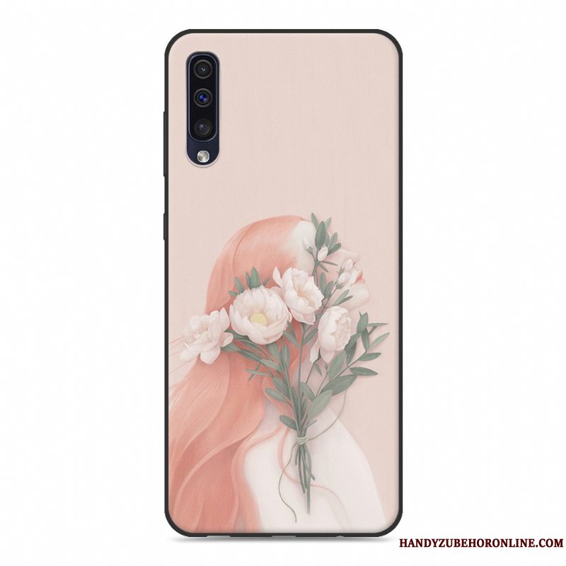 Etui Samsung Galaxy A50 Malet Kunst Anti-fald, Cover Samsung Galaxy A50 Blød Hængende Ornamenter Af Personlighed