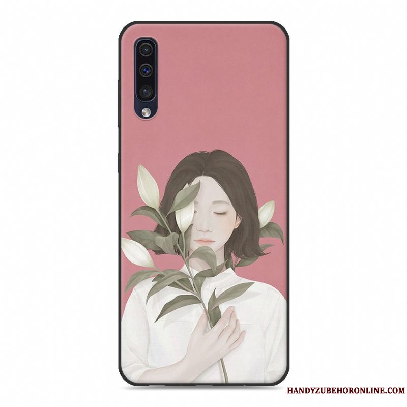 Etui Samsung Galaxy A50 Malet Kunst Anti-fald, Cover Samsung Galaxy A50 Blød Hængende Ornamenter Af Personlighed