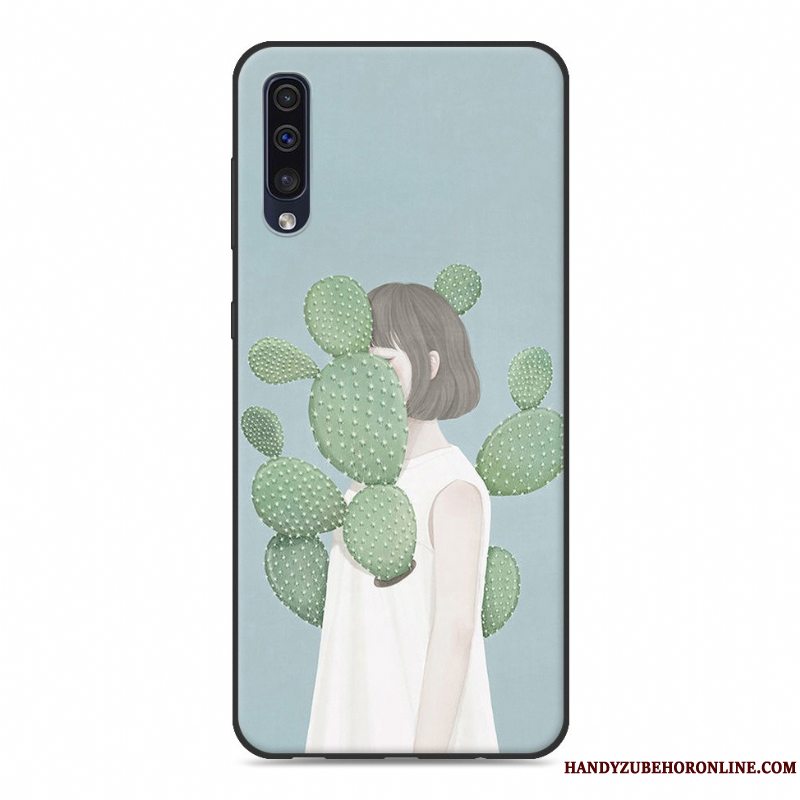 Etui Samsung Galaxy A50 Malet Kunst Anti-fald, Cover Samsung Galaxy A50 Blød Hængende Ornamenter Af Personlighed