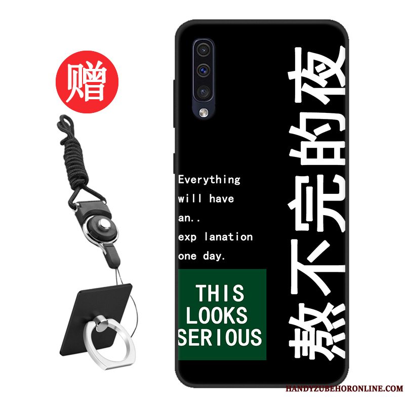 Etui Samsung Galaxy A50 Silikone Frisk Trend, Cover Samsung Galaxy A50 Cartoon Skærmbeskyttelse Net Red