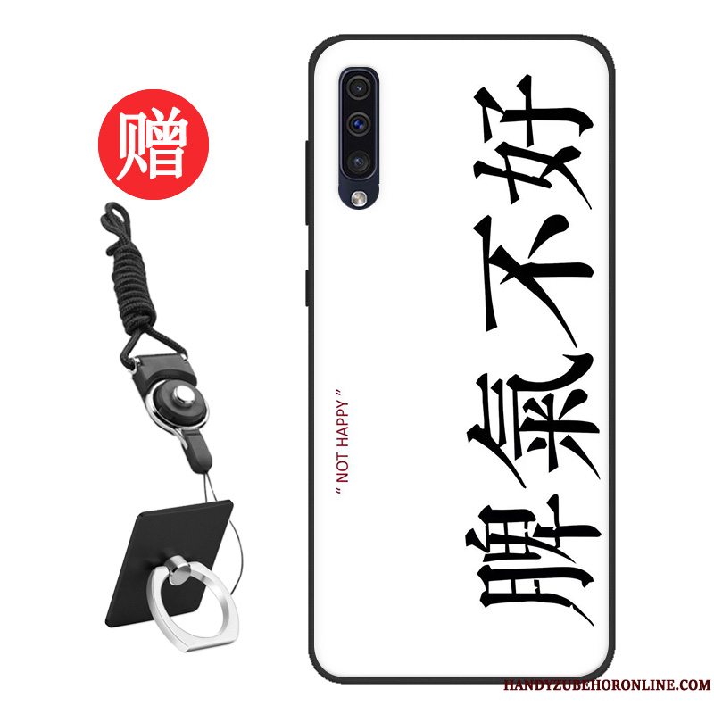 Etui Samsung Galaxy A50 Silikone Frisk Trend, Cover Samsung Galaxy A50 Cartoon Skærmbeskyttelse Net Red