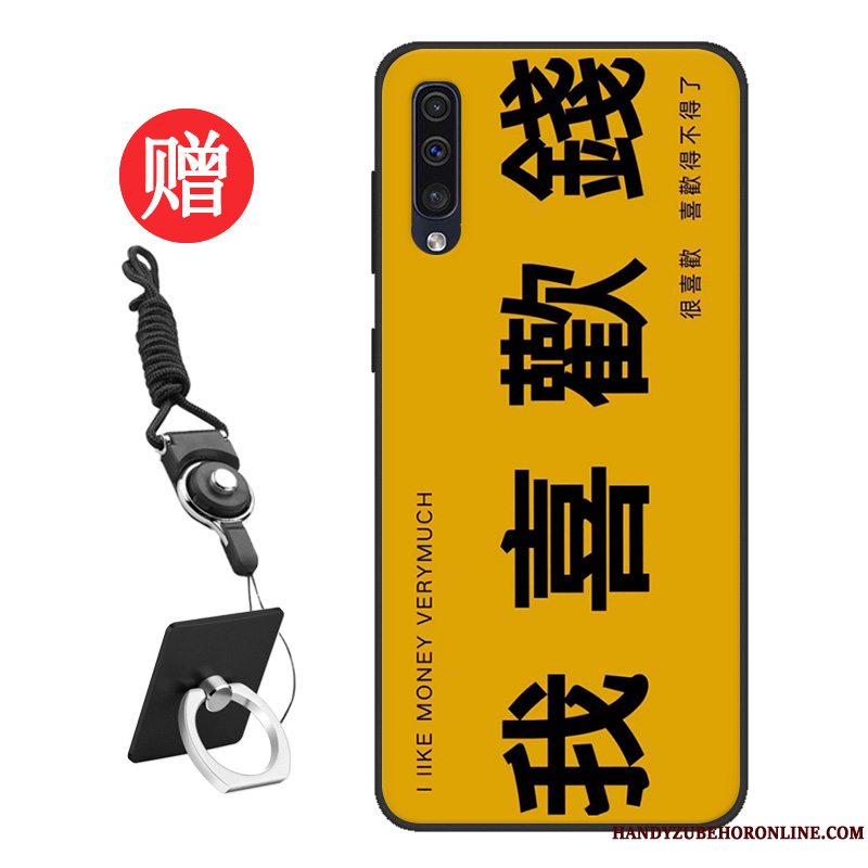 Etui Samsung Galaxy A50 Silikone Frisk Trend, Cover Samsung Galaxy A50 Cartoon Skærmbeskyttelse Net Red