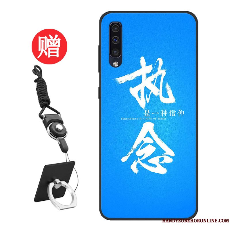 Etui Samsung Galaxy A50 Silikone Frisk Trend, Cover Samsung Galaxy A50 Cartoon Skærmbeskyttelse Net Red