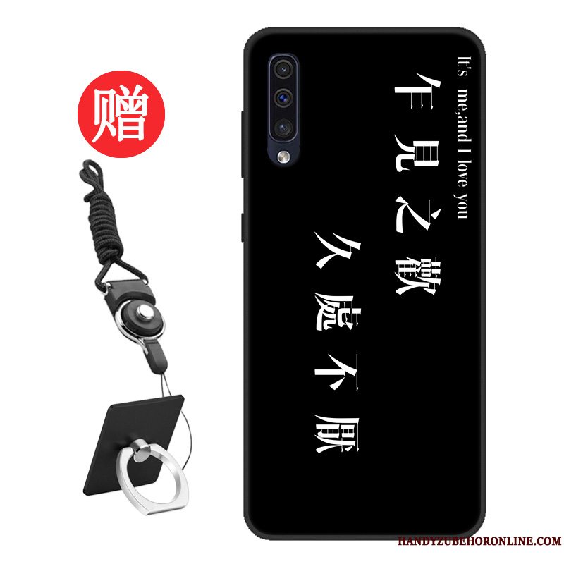 Etui Samsung Galaxy A50 Silikone Frisk Trend, Cover Samsung Galaxy A50 Cartoon Skærmbeskyttelse Net Red