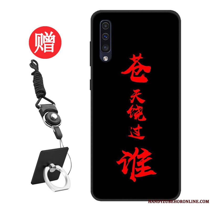 Etui Samsung Galaxy A50 Silikone Frisk Trend, Cover Samsung Galaxy A50 Cartoon Skærmbeskyttelse Net Red