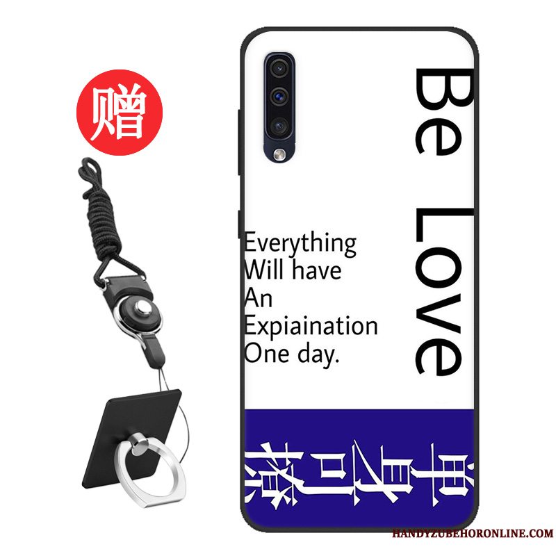 Etui Samsung Galaxy A50 Silikone Frisk Trend, Cover Samsung Galaxy A50 Cartoon Skærmbeskyttelse Net Red