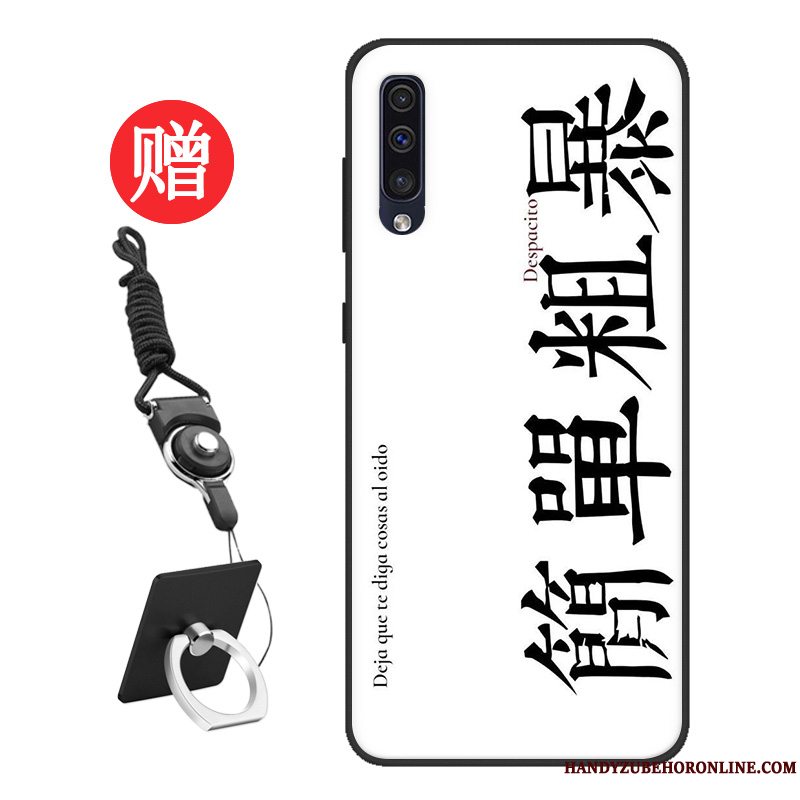 Etui Samsung Galaxy A50 Silikone Frisk Trend, Cover Samsung Galaxy A50 Cartoon Skærmbeskyttelse Net Red