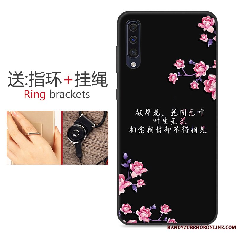 Etui Samsung Galaxy A50 Tasker Lyserød Telefon, Cover Samsung Galaxy A50 Beskyttelse Anti-fald Af Personlighed