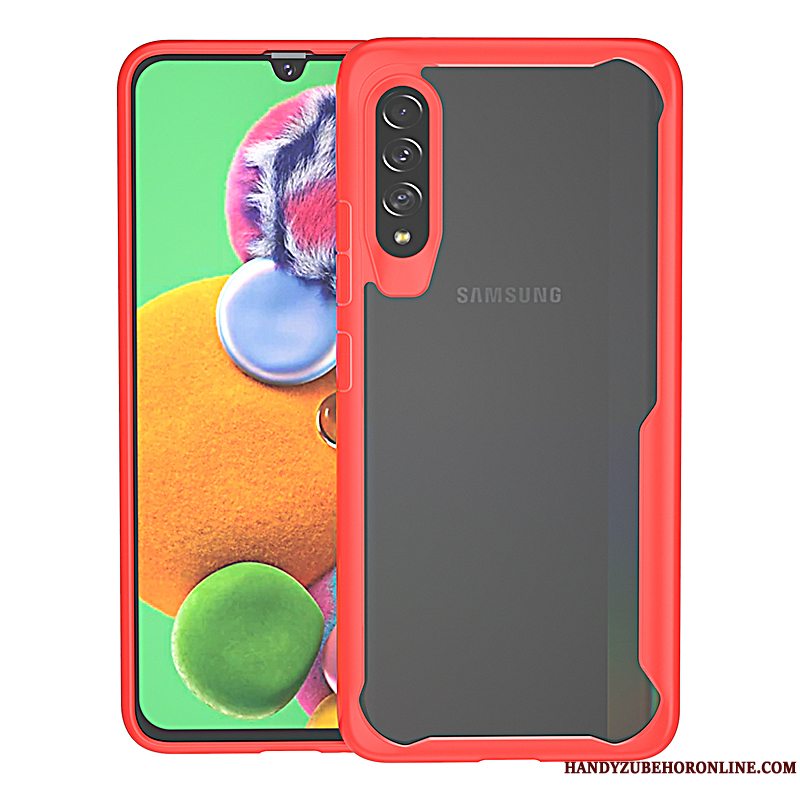 Etui Samsung Galaxy A50s Beskyttelse High End Gennemsigtig, Cover Samsung Galaxy A50s Tasker Trend Sort