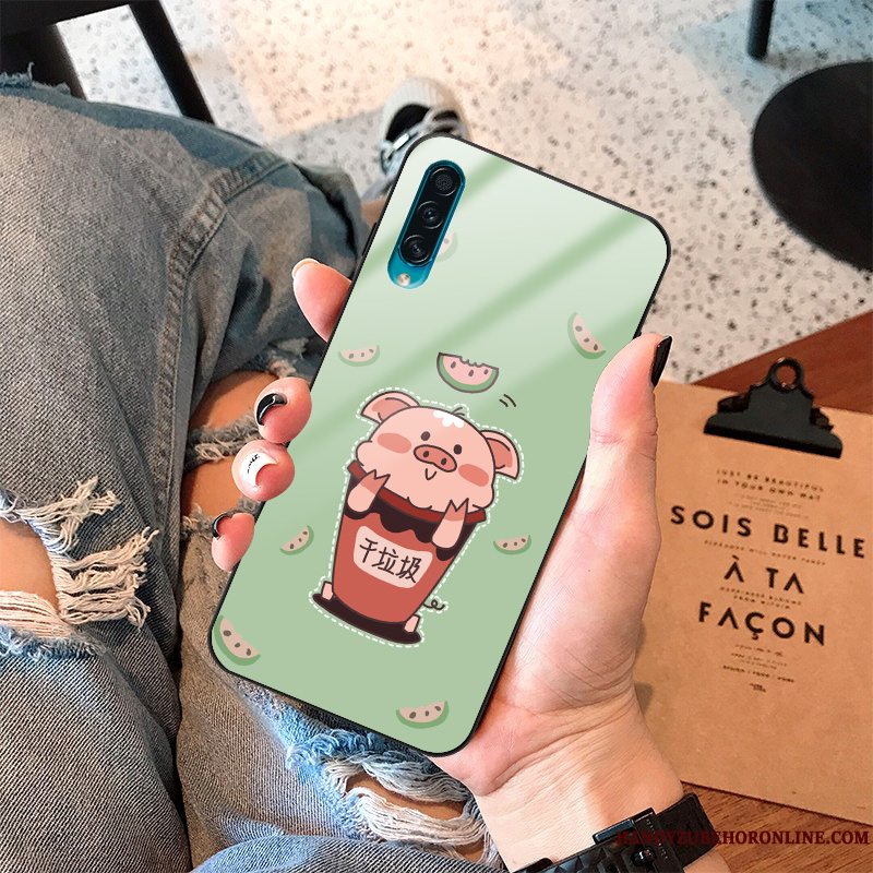 Etui Samsung Galaxy A50s Blød Anti-fald Telefon, Cover Samsung Galaxy A50s Kreativ Trend Gul