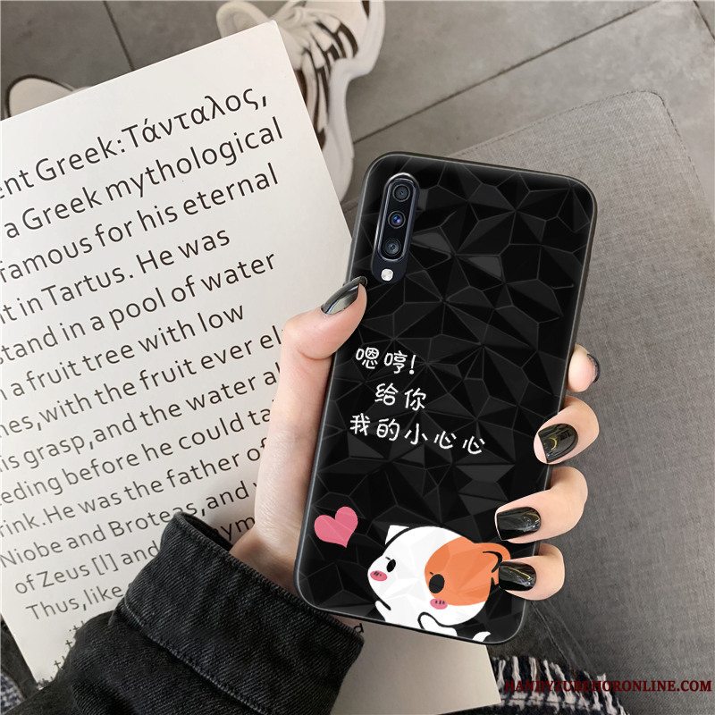 Etui Samsung Galaxy A50s Cartoon Elskeren Lyserød, Cover Samsung Galaxy A50s Telefontrend