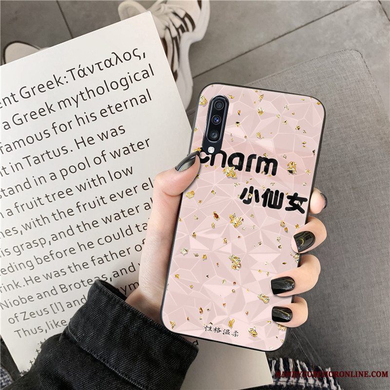 Etui Samsung Galaxy A50s Cartoon Elskeren Lyserød, Cover Samsung Galaxy A50s Telefontrend