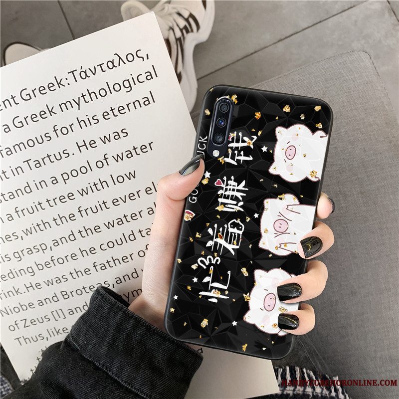 Etui Samsung Galaxy A50s Cartoon Elskeren Lyserød, Cover Samsung Galaxy A50s Telefontrend