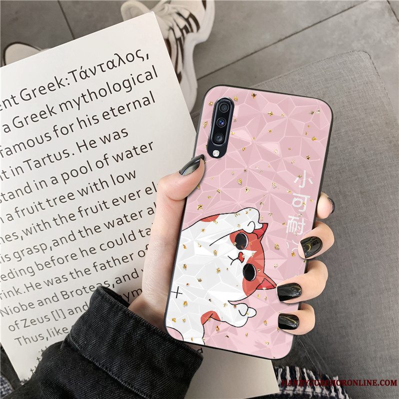 Etui Samsung Galaxy A50s Cartoon Elskeren Lyserød, Cover Samsung Galaxy A50s Telefontrend