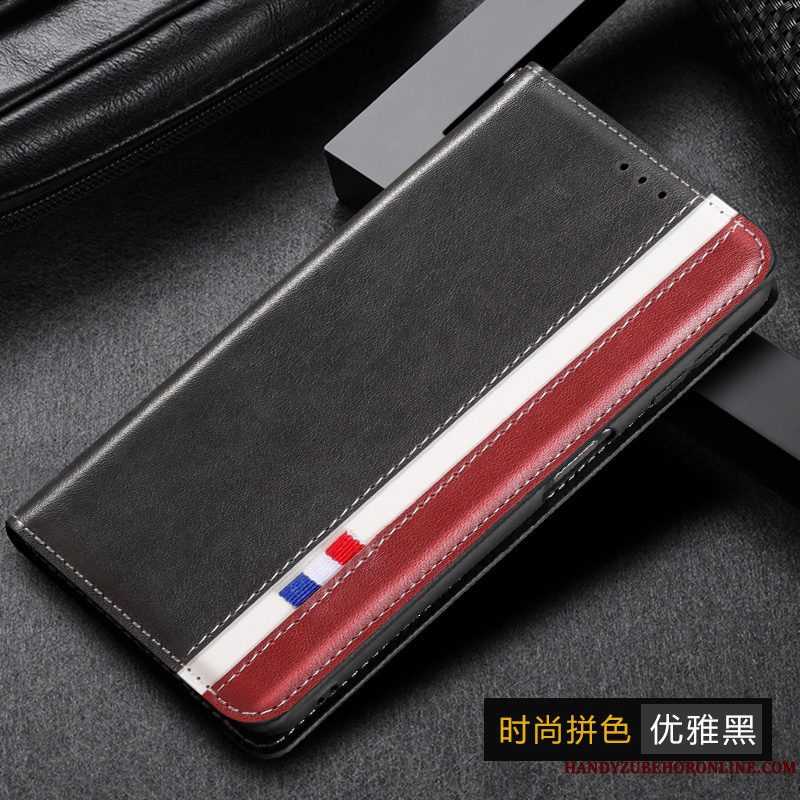 Etui Samsung Galaxy A50s Folio Hærdning Telefon, Cover Samsung Galaxy A50s Læder Skærmbeskyttelse Elegante