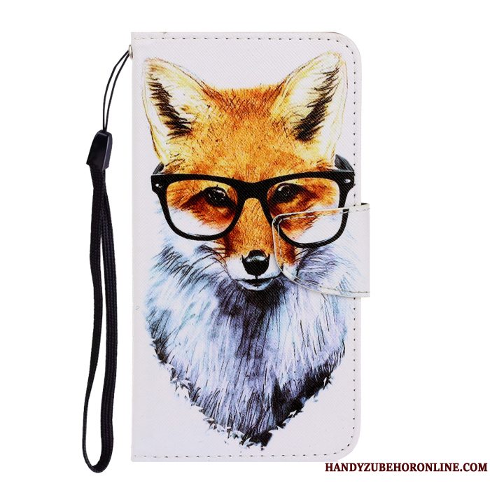 Etui Samsung Galaxy A50s Folio Smuk Blå, Cover Samsung Galaxy A50s Cartoon Telefon