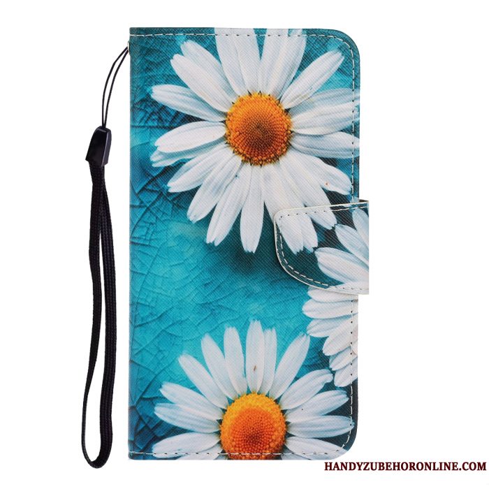 Etui Samsung Galaxy A50s Folio Smuk Blå, Cover Samsung Galaxy A50s Cartoon Telefon