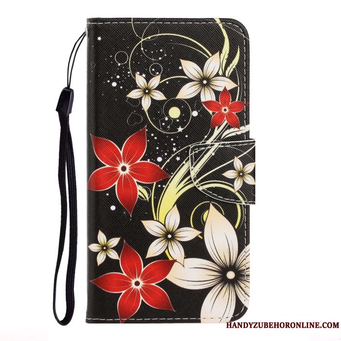 Etui Samsung Galaxy A50s Folio Smuk Blå, Cover Samsung Galaxy A50s Cartoon Telefon