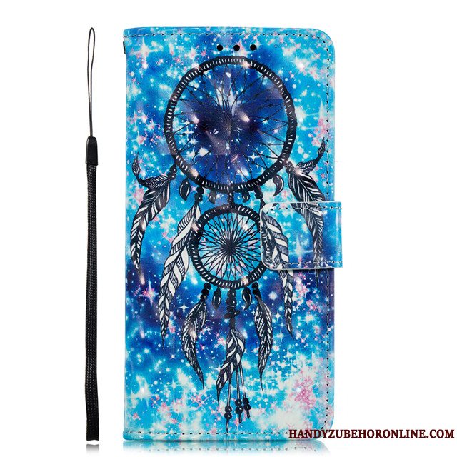 Etui Samsung Galaxy A50s Folio Telefonanti-fald, Cover Samsung Galaxy A50s Silikone Lyserød