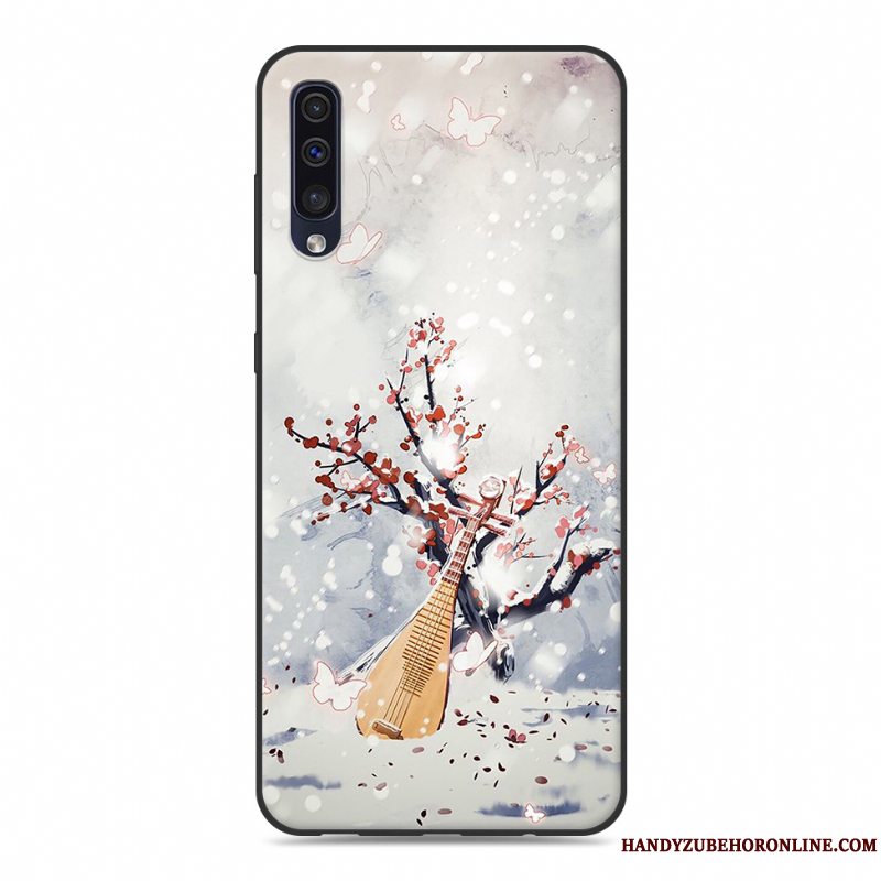 Etui Samsung Galaxy A50s Kreativ Rød Af Personlighed, Cover Samsung Galaxy A50s Beskyttelse Kinesisk Stil Telefon