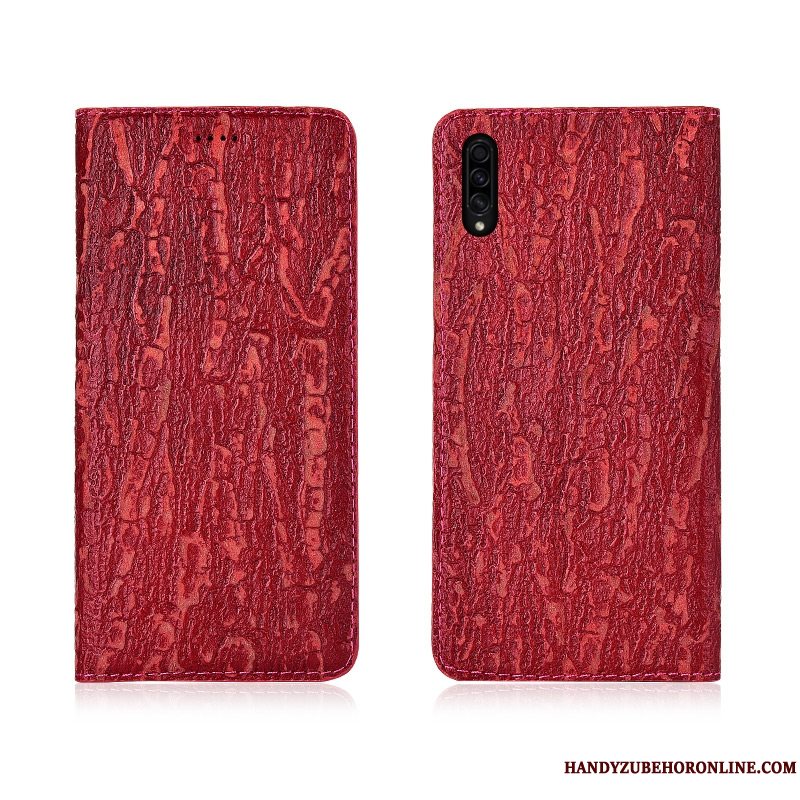 Etui Samsung Galaxy A50s Læder Ny Trendy, Cover Samsung Galaxy A50s Beskyttelse Hvid Tree