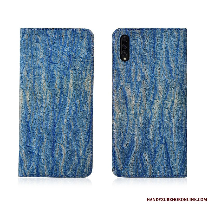 Etui Samsung Galaxy A50s Læder Ny Trendy, Cover Samsung Galaxy A50s Beskyttelse Hvid Tree