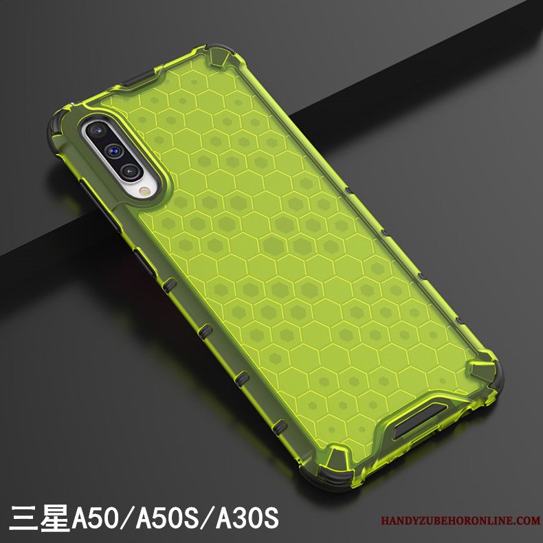 Etui Samsung Galaxy A50s Silikone Gennemsigtig Mønster, Cover Samsung Galaxy A50s Blød Hvid Super