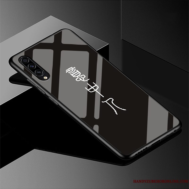 Etui Samsung Galaxy A50s Silikone Glas Telefon, Cover Samsung Galaxy A50s Tasker Anti-fald Simple
