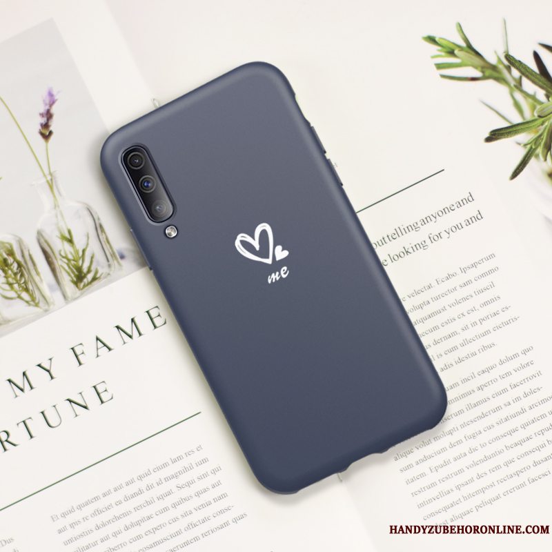 Etui Samsung Galaxy A50s Silikone Vind Trend, Cover Samsung Galaxy A50s Beskyttelse Lyserød Simple