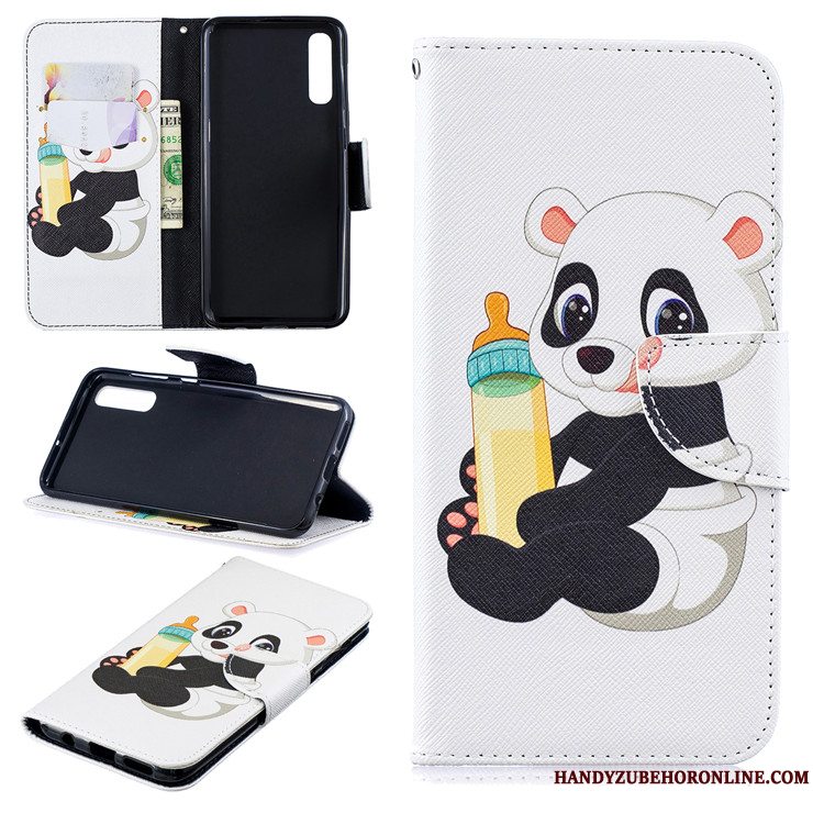 Etui Samsung Galaxy A50s Tasker Telefonhvid, Cover Samsung Galaxy A50s Cartoon Smuk