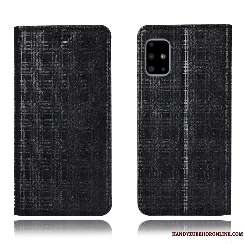 Etui Samsung Galaxy A51 Beskyttelse Telefonanti-fald, Cover Samsung Galaxy A51 Folio Mønster Fløjl